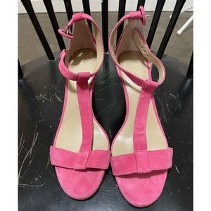 ➖Ann Taylor➖ Pink Suede Heels
